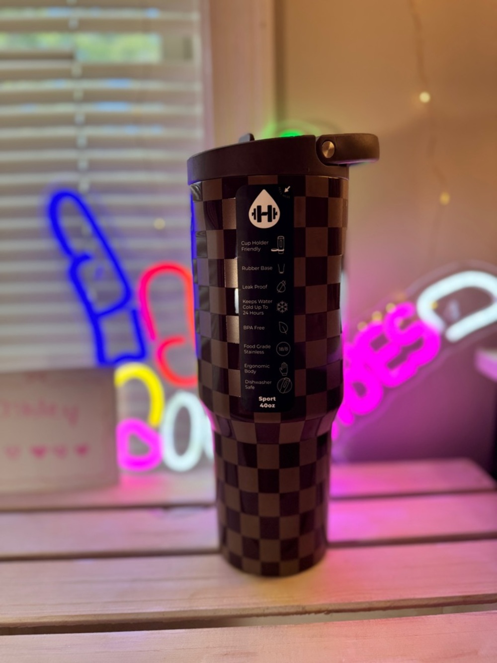 HydroJug Autumn Checkers 40oz Sport BNIB